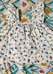 Savana Ruffle Tank Top - Blue