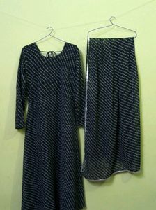 fixed price new unused anarkali with dupatta