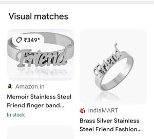 Brand new Friend Name Ring