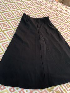 Classic Black A-line Skirt