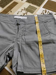 Grey Casual Shorts
