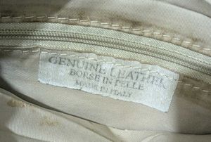 Vintage Italian Reptile-Pattern Crossbody Bag