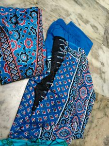 Anarkali suit mirror work