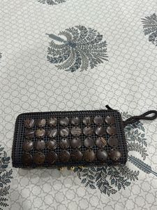 Boho Chic Coconut Shell Clutch