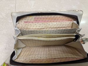 UpVintage Parisian Postcard Collage Long Wallet /