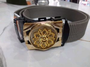 Stylish Canvas Belts with Decorative Buckles