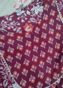 Elegant Floral Print Kurta