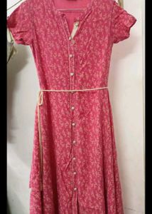 Pink Printed Kurta 💗