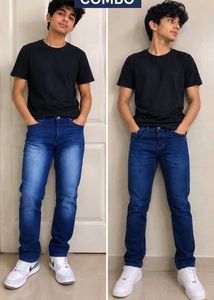 Classic Blue Denim Jeans for Boys