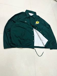Green Coach windbreaker Jacket 🇺🇸