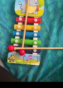 Wooden Elephant Xylophone Toy