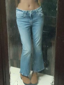 Women's Light Wash Flare Jeans