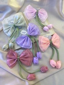 Tulip Bow Hair Clip
