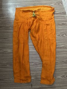 Botique original silk Bandage Orange Patiala Pants