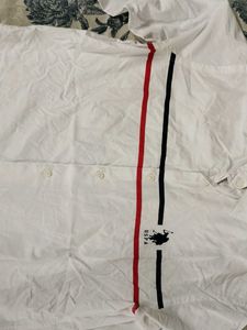 US Polo Assn. White Striped Shirt for men