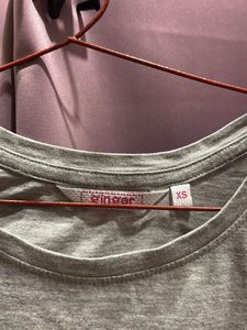 Grey 'Need My Space' Tee