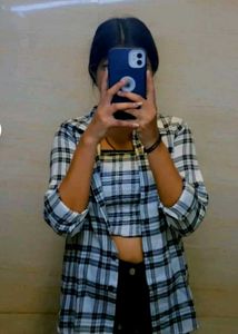 Trendy Plaid Crop Top