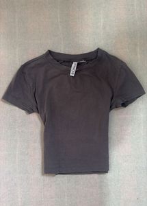 Charcoal Grey Basic T-Shirt