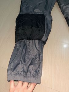 unisex Grey cargo peep Pants with Suspenders