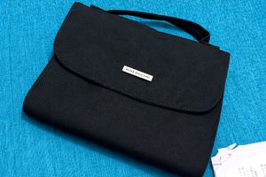 Peter England Black Briefcase Bag