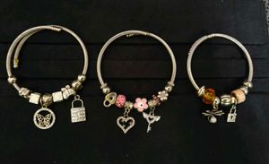 Charm Bracelets Set with a freebie