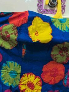 Vibrant Floral Print Corset Top