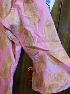 Pink Kurta Set with Pants