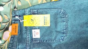 Stylish Blue Denim Wide Leg Jeans