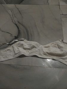 Comfortable White Cotton Bra