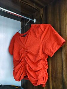 Ruched crop top