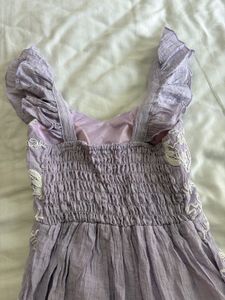 Beautiful Lavender Embroidered Dress