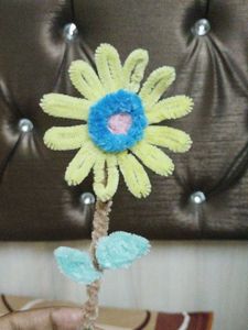Handmade Pipe Cleaner Flower Decor