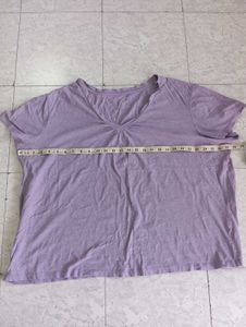 Lavender V-Neck T-Shirt