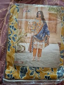 Yellow Printed Kurta Set with Dupatta