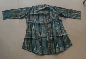 Striped Green &amp; Gold Kurta