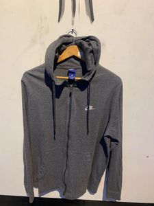 Nike Gray Zip-Up Hoodie