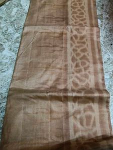 Elegant Brown tissue Silk Saree with Border