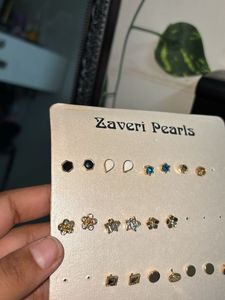 Zaveri Pearls Earring Set