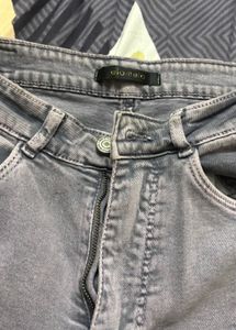 Stylish Grey Cargo Jeans