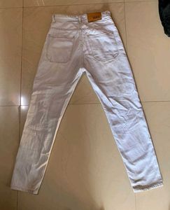 Light Wash Distressed Denim Jeans