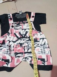 Cute Baby Girls Overalls Set