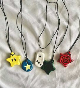 Funky Handmade Clay Charm Necklaces
