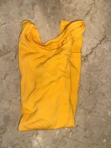 Yellow Sleeveless Tank Top