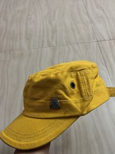 Yellow Military Style Cap