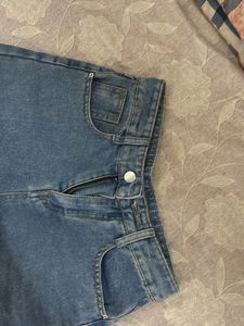 Light Wash Denim Shorts