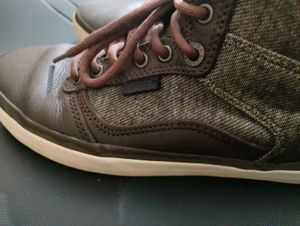 Stylish Vans Brown Mid-Top Sneakers