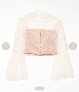 Sheer Bell Sleeve Top + FREE tulip hairclip 💕