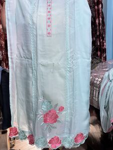 brand new Elegant Light Blue Kurta Set