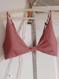 Stylish Pink Bikini Top