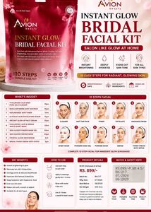 Avion Beauty Instant Glow Bridal Facial Kit